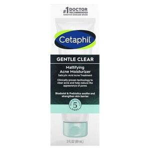 Cetaphil Gentle Clear Mattifying Acne Moisturizer 3 oz